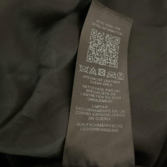 ASOS Black Real Leather Jacket Blazer Sz Small Men’s - Picture 5 of 5